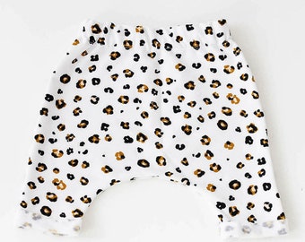 Baby Sweat Hose *Leopard* Bio Baumwolle | NoniKids Berlin