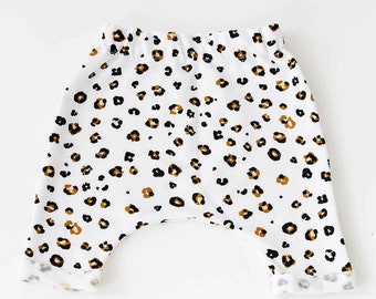 Baby Sweat Hose *Leopard* Bio Baumwolle | NoniKids Berlin