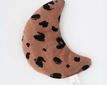 Bio Dinkel Wärmekissen Musselin Mond *Leo* | NoniKids Berlin handgenäht Geburt Taufe Bauchweh Hilfe Baby Geschenk