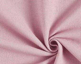 Waffelpique Baumwollstoff - rosa