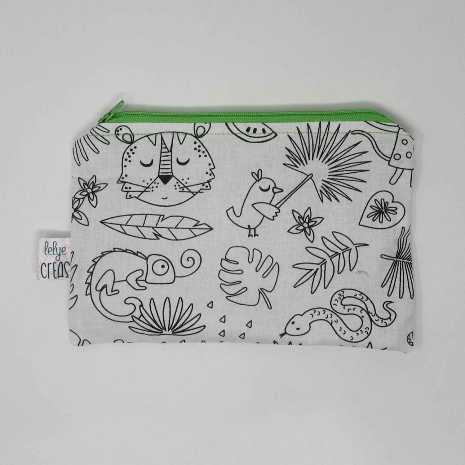 Trousse Savane Animaux à Colorier