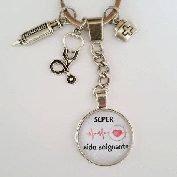 Porte clé super aide soignante/infirmière/médecin...