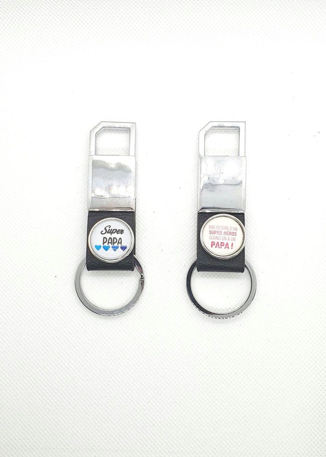 Snap Button Dad Cap Black PU Leather Snap Button Keychain With 1 Dad Themed Snap Button - Etsy