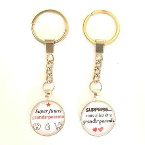 Future grandparents key ring of your choice