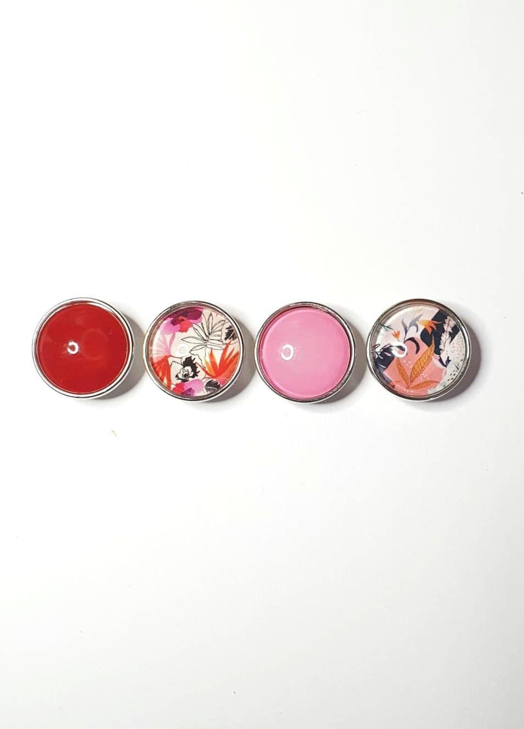 Snap Button Plain SNAP 18MM Snap Button, Plain or Floral, Your Choice. - Etsy