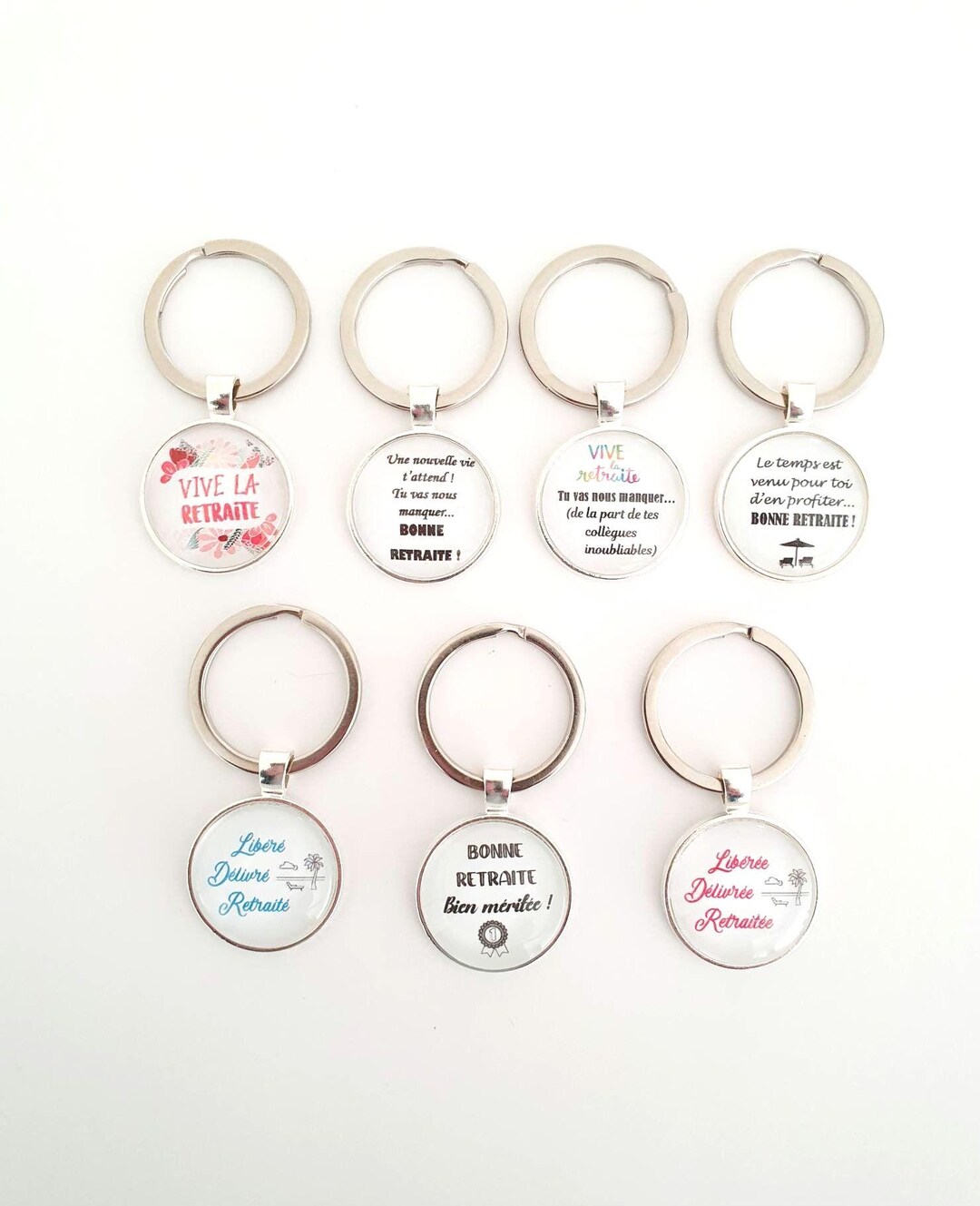 Theme Key Rings Retirement Theme Key Ring - Etsy