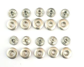 Supports à frapper couture pour bouton pression snap 12mm ou 18mm au choix