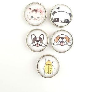 18mm snap button animals of your choice