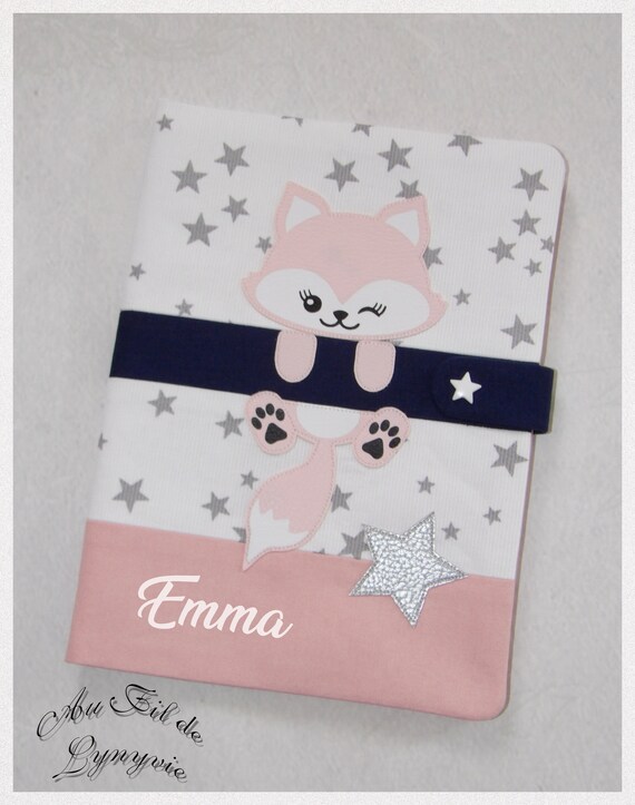 Protege Carnet De Sante Couverture Bebe Fille Petit Renard Etsy Protege Carnet De Sante Couverture Bebe Fille Petit Renard Etsy