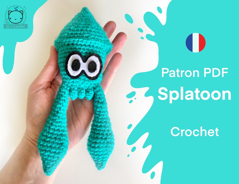 Splatoon Crochet PDF Tutorial Pattern Etsy