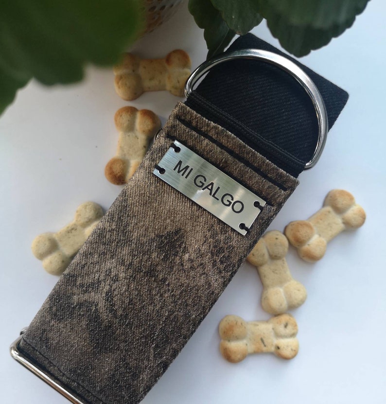 Bronze animal printed with black denim