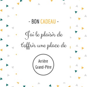 Arrière Grand-Père - Carte Annonce Grossesse à Gratter - Bon Cadeau