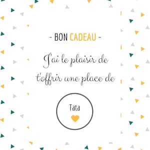 Tata - Carte Annonce Grossesse à Gratter - Bon cadeau