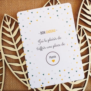 Mamie - Carte Annonce Grossesse à Gratter - Bon cadeau