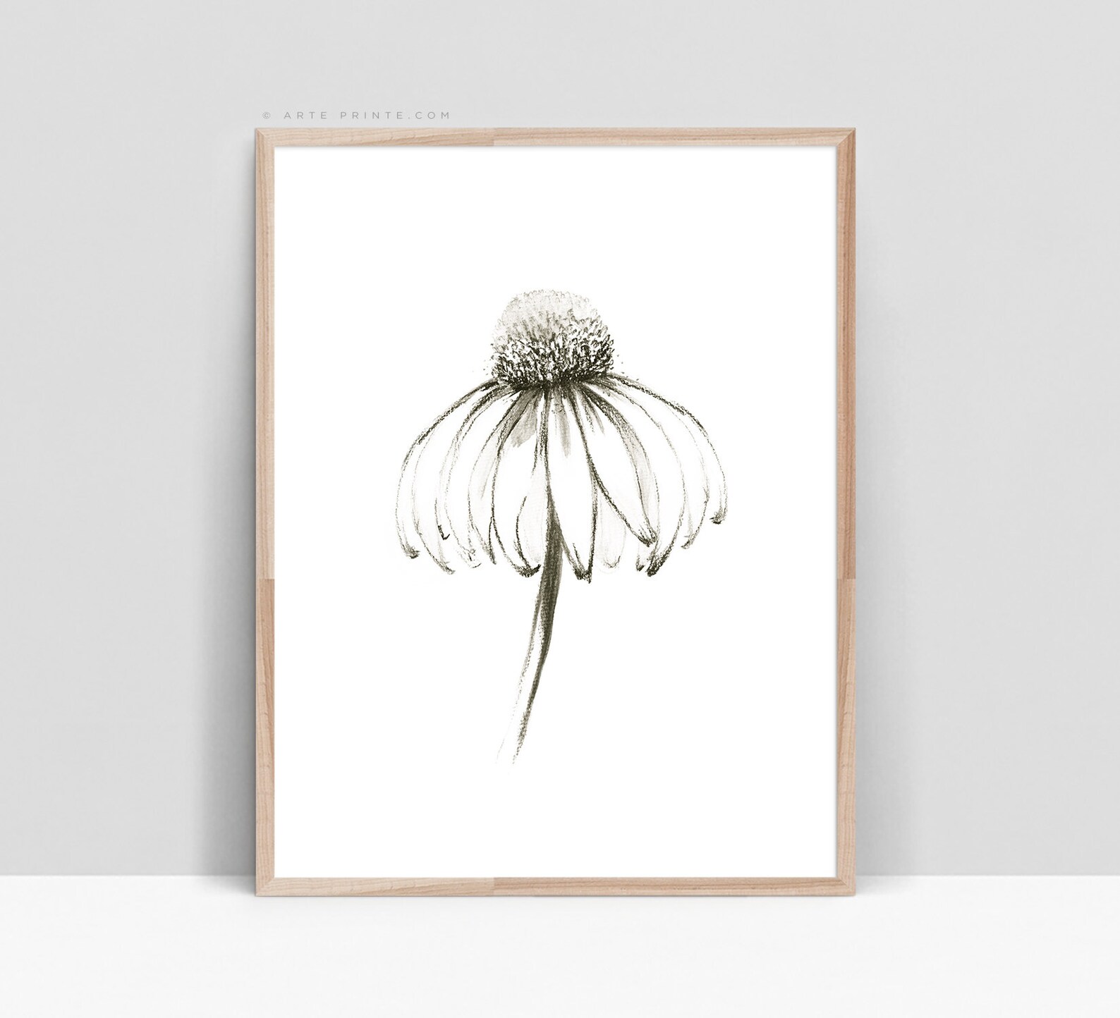 Set of 3 Flower Prints Floral Wall Art Set of 3 Printable Etsy