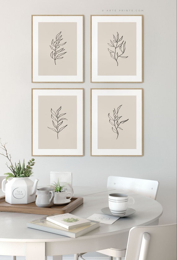 Digital downloadable illustration Digital Print Interior decoration. Wall art Wall Art Minimalist and botanical illustration