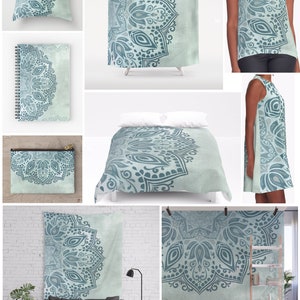 Mandala Wall Art Set of 2 Prints Boho Living Room Bedroom - Etsy