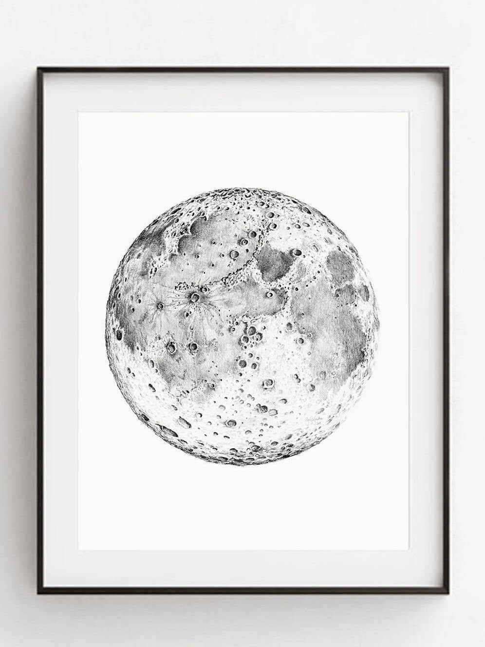 HOW TO  Draw the Moon with Pencils  Timelapse Moon Drawing  YouTube