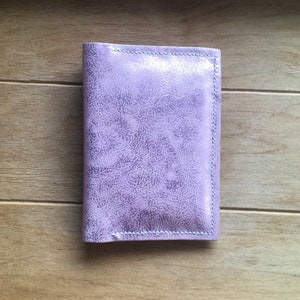 Pink leather wallet