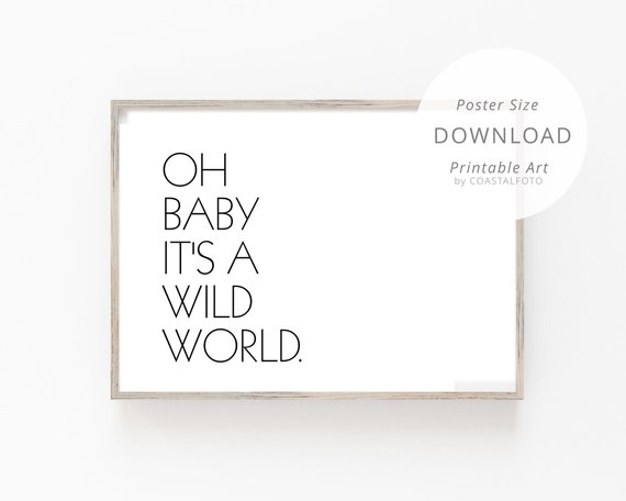 Cat Stevens Lyrics Oh Baby It S A Wild World Print Etsy Cat Stevens Lyrics Oh Baby It S A Wild World Print Etsy