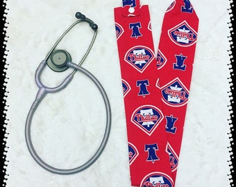 PHILADELPHIA - PHILLIES - MLB - Ready to Ship - Stethoscope - Cover, Baseball - Stocking Stuffer - Gift, Paramedic, Nurse, Physician