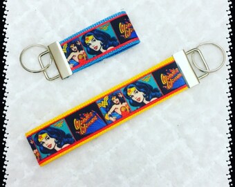 Wonder Woman - Keyfob - Keychain - Avengers - Superhero - Wristlet - Strap - EMS Gift