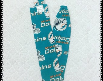 MIAMI DOLPHINS - NFL - Stethoscope - Cover, Stethoscope Sock, Football - Stocking Stuffer - Gift, Paramedic, Nurse, Physician, Veterinarian