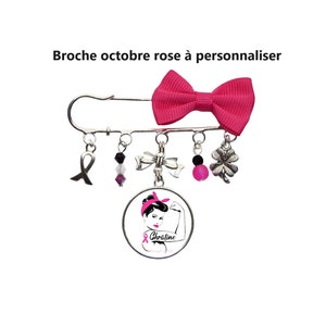 Cancer ribbon pins -  France