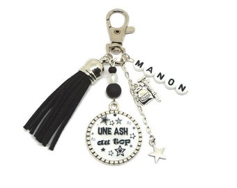 Your first name - personalized ASH key ring "An ASH at the top", ASH gift