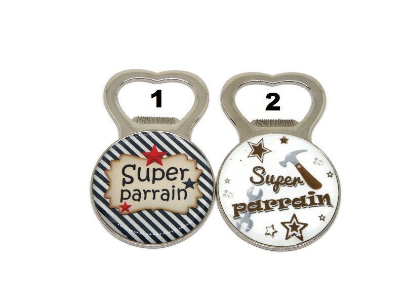 Décapsuleur Parrain, Ouvre Bouteille Personnalisé, Cadeau Super Parrain