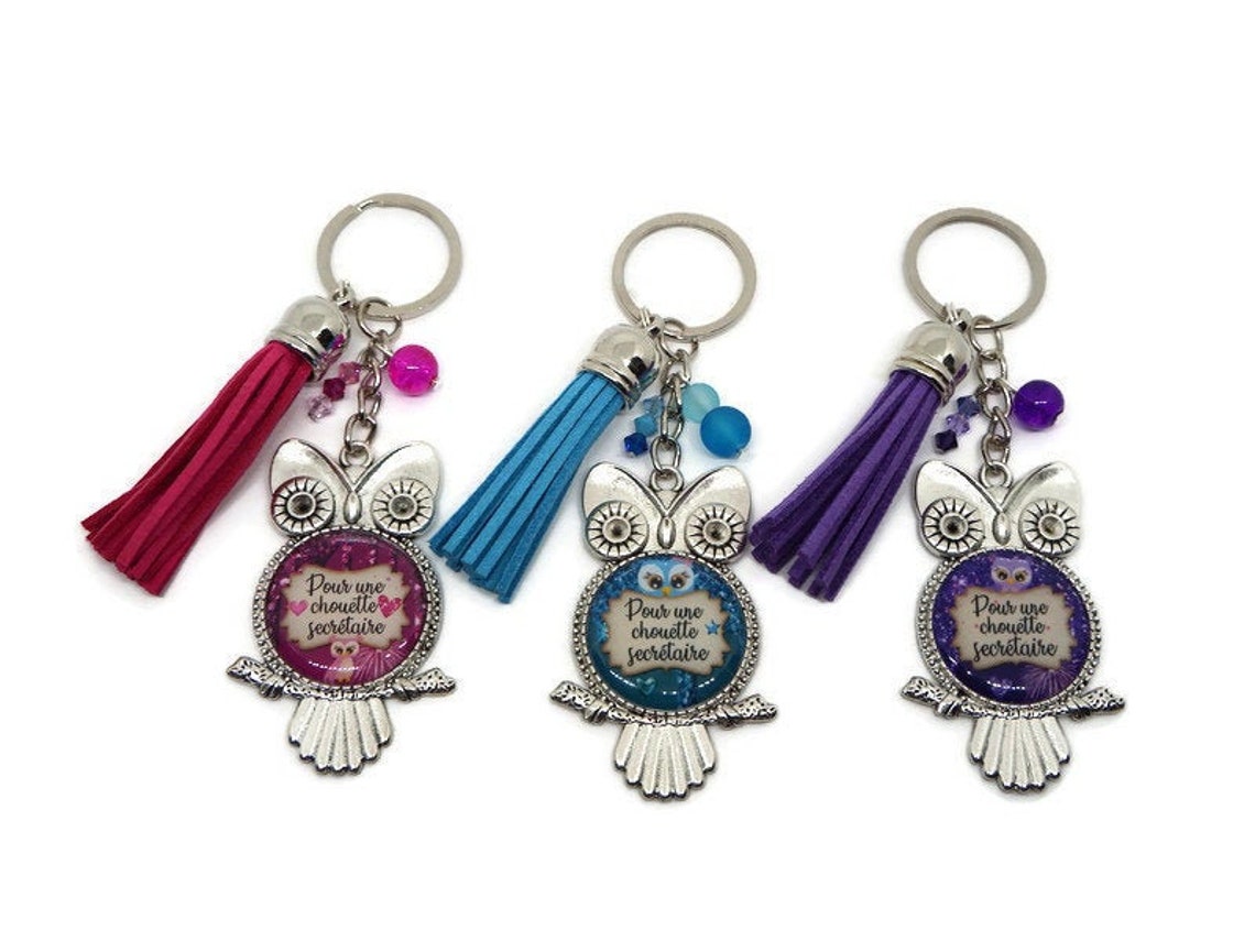 Porte clés secrétaire cadeau secrétaire Pour une | Etsy