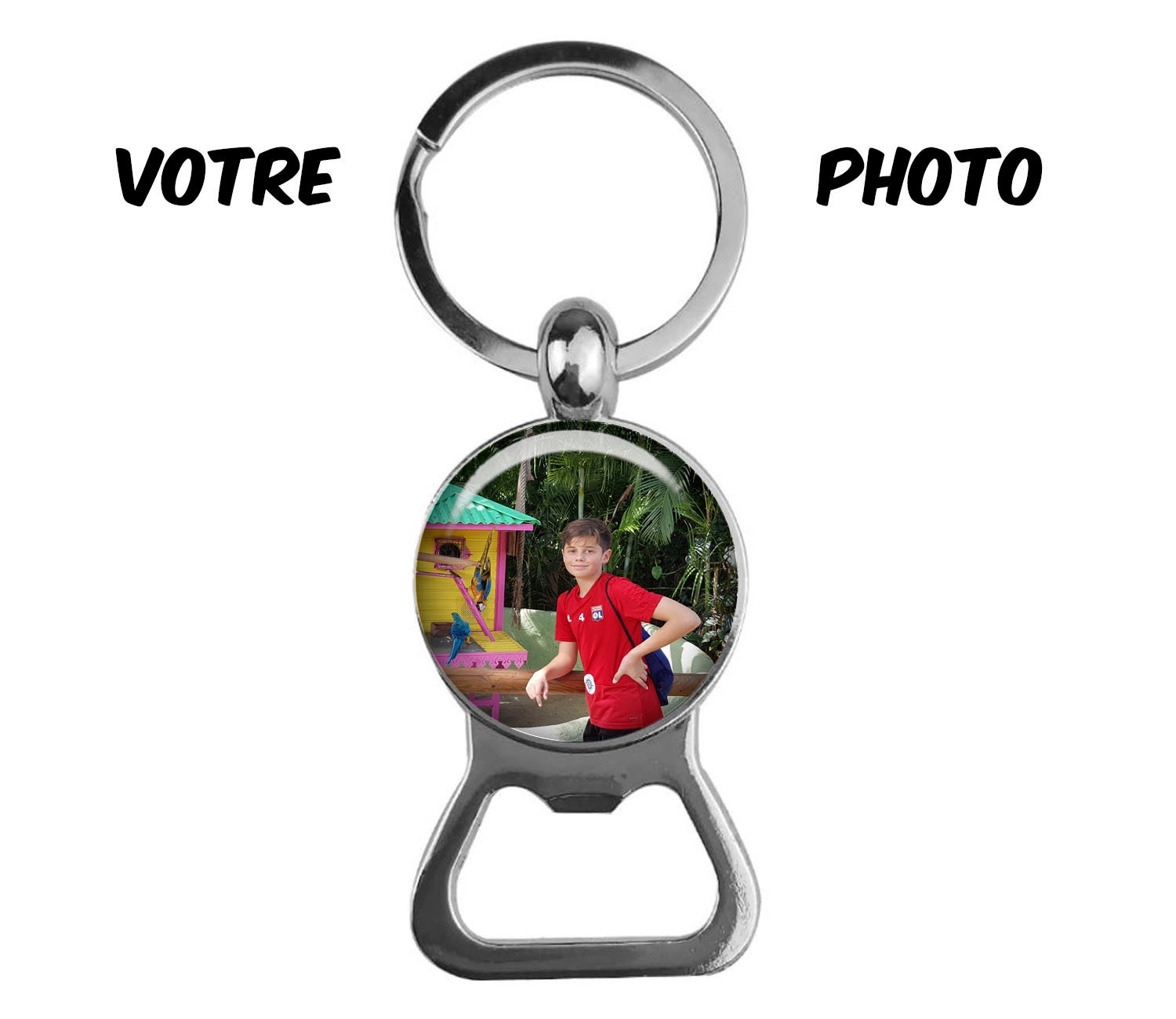 Porte Clés Personnalisé Photo, Décapsuleur Photo Personnalisé, Porte Papy, Cadeau Mariage, Fête Des