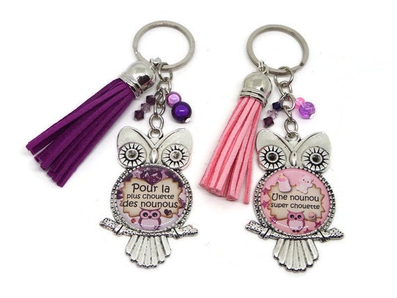 Mod Cadeau Pour La Fete Des Nounous Noel Anniversaire Fin De Contrat Fin Dannee Scolaire Trop Chouette Nounou Pcb3 Porte Clef En Bois Fantaisie Et Specialty Fantaisie Bhattbros Com