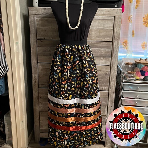 Butterfly Ribbon Skirt (w/Pockets)