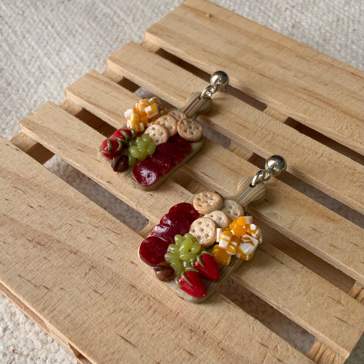 Charcuterie Board Food Earrings