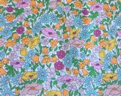 Liberty fabric, quot Poppy Forest quot , soft tones of poppies, 76 grams per square m, 136 cm wide, sold by 25 cm