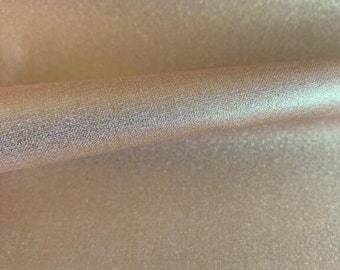 STOF Fabrics fabric, Shiny Iridescent, gold, 112 cm width, cotton, glittery, sold by 50 cm high, clothing, decoration,