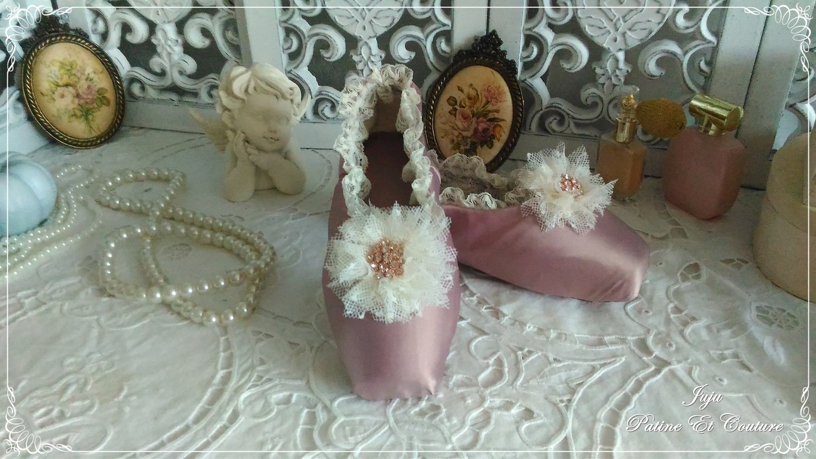 ballet shoes classic shabby chic