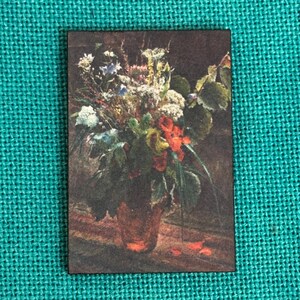 Flores silvestres / Aguja de madera Minder / Cover Minder