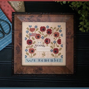 We Remember | Plum Street Samplers | Cross Stitch Pattern