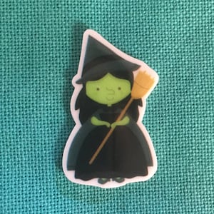 Wicked Witch Flat Resin Needle Minder