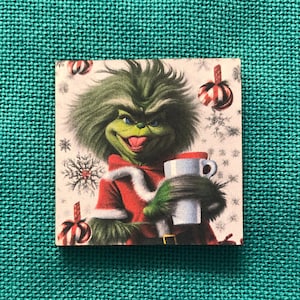 Cafeína Navidad / Aguja de madera Minder / Cover Minder