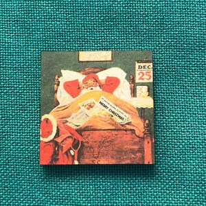 Descanso de Papá Noel / Aguja de madera Minder / Cover Minder