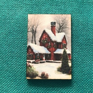 Casa de vacaciones / Aguja de madera Minder / Cover Minder