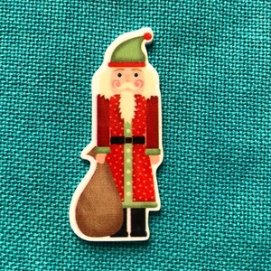 Cascanueces Santa / Needle Minder / Cover Minder