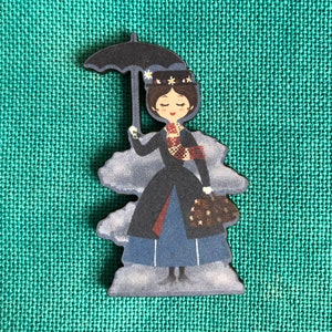 Until The Wind Changes -Mary | Wooden Needle Minder | Cover Minder