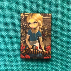 Dipingere le rose rosse / Minder con aghi in legno / Cover Minder