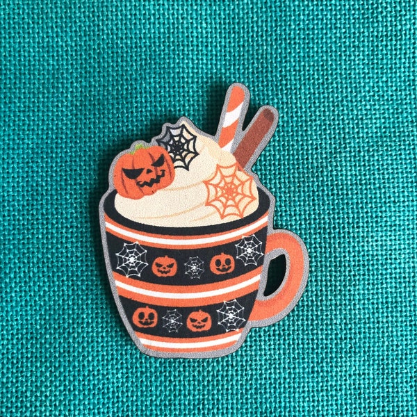 October Mug | Mug of the Month | Wooden Needle Minder | Cover Minder