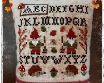 ABC of Autumn | Fairy Wool In The Wood | Cross Stitch Chart and Charm