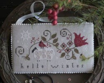 Hello Winter | Plum Street Samplers | Cross Stitch Pattern